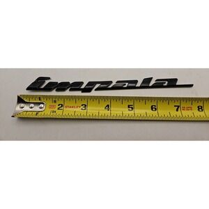 Genuine GM 10289788 Plate Assembly Rear Compartment Lid Name Chrome Impala